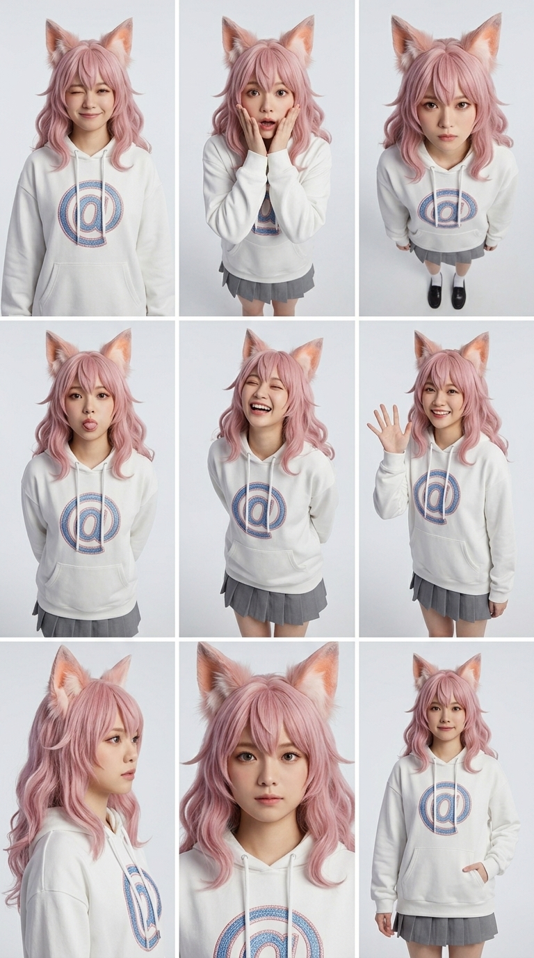 九宫格多视角写真